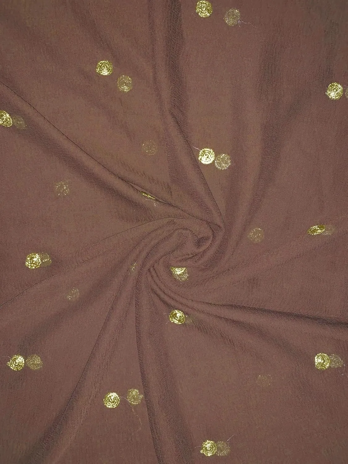 themilestocks TMS Woman's Embroidered Chiffon Dupatta Scarf Shawl Wrap Soft Indian Bridal Wedding