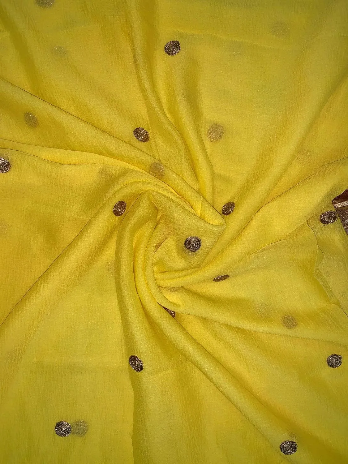 themilestocks TMS Woman's Embroidered Chiffon Dupatta Scarf Shawl Wrap Soft Indian Bridal Wedding