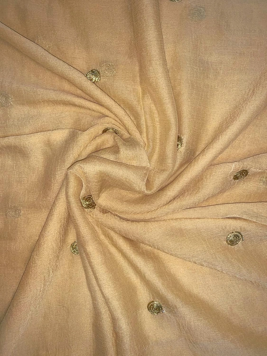 themilestocks TMS Woman's Embroidered Chiffon Dupatta Scarf Shawl Wrap Soft Indian Bridal Wedding