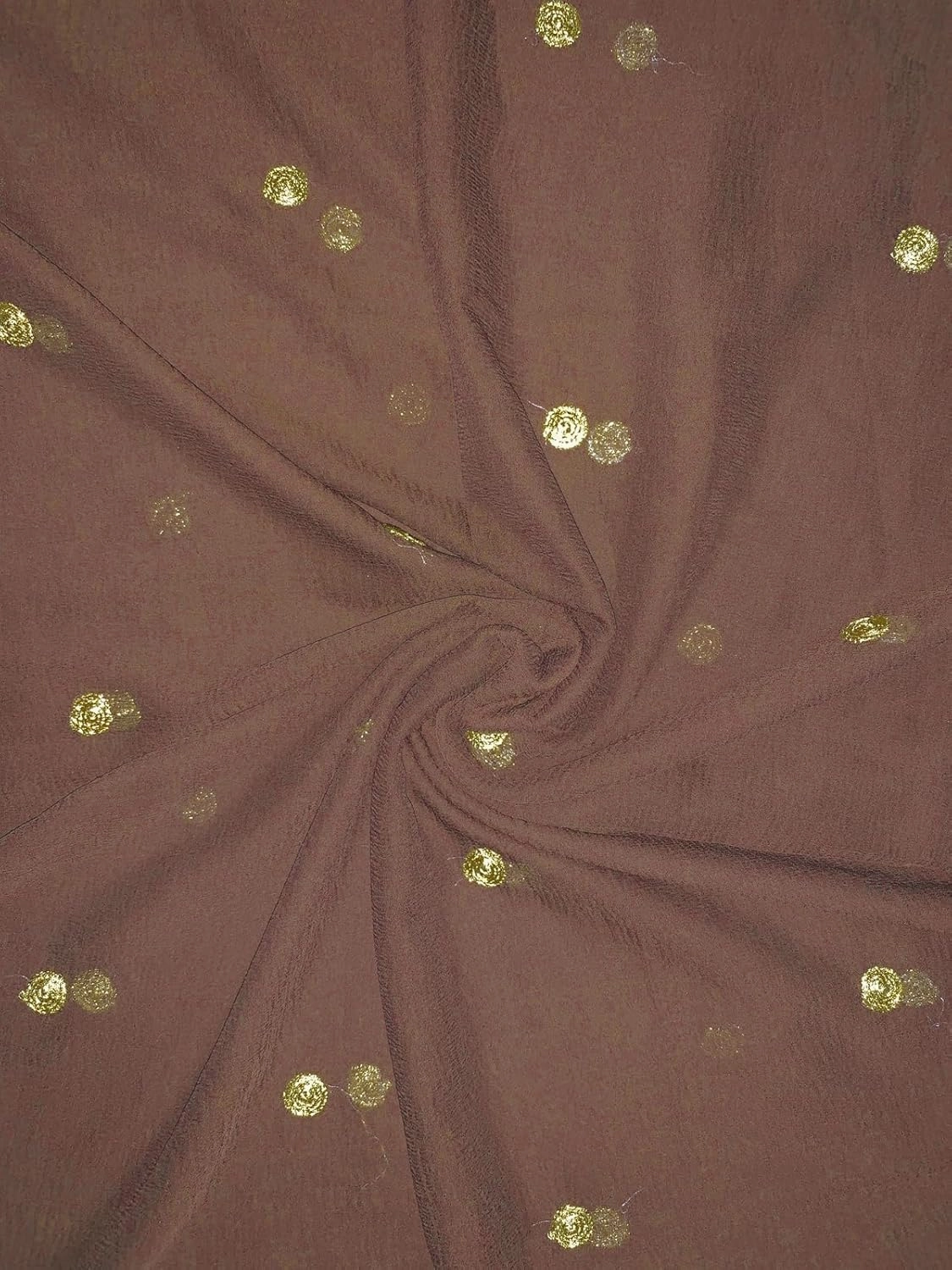 themilestocks TMS Woman's Embroidered Chiffon Dupatta Scarf Shawl Wrap Soft Indian Bridal Wedding