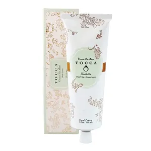 Tocca Crema de Mano Luxe, Giulietta Hand Cream, 4 oz - Pink Tulips, Green Apple, Vanilla Orchid - Moisturizing, Quick Absorbing