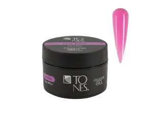 TONES Fashion Gel - Premium, Long-Lasting LED or UV Poly Gel Nail Gel - 7-Free - Quick-Curing Nail Art and Nail Design Overlay or Nail Sculpting - (1.89 Oz, Hot Pink)