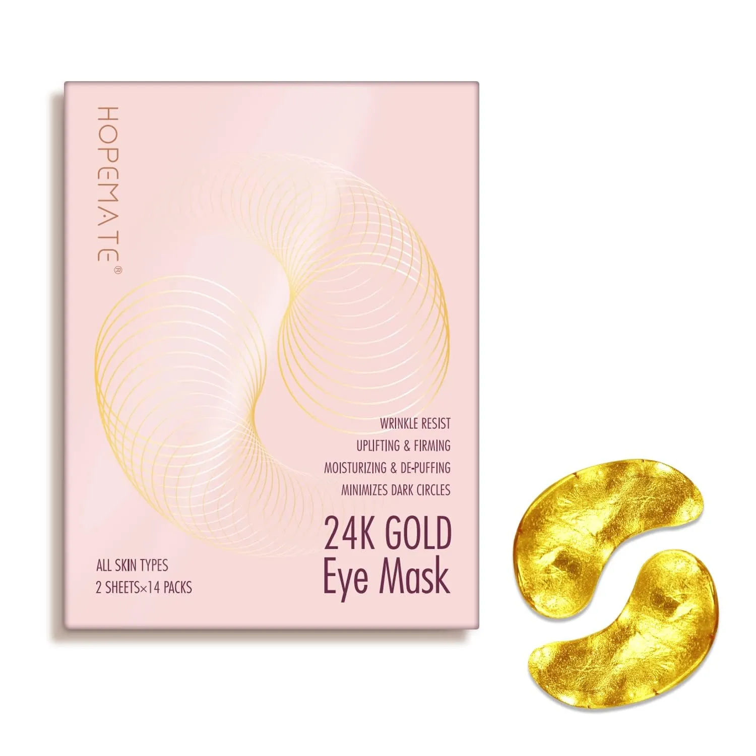 Triple Repair Moisturizing Cream Full Size 3, 24K Gold Eye Mask with Hyaluronic Acid & Collagen