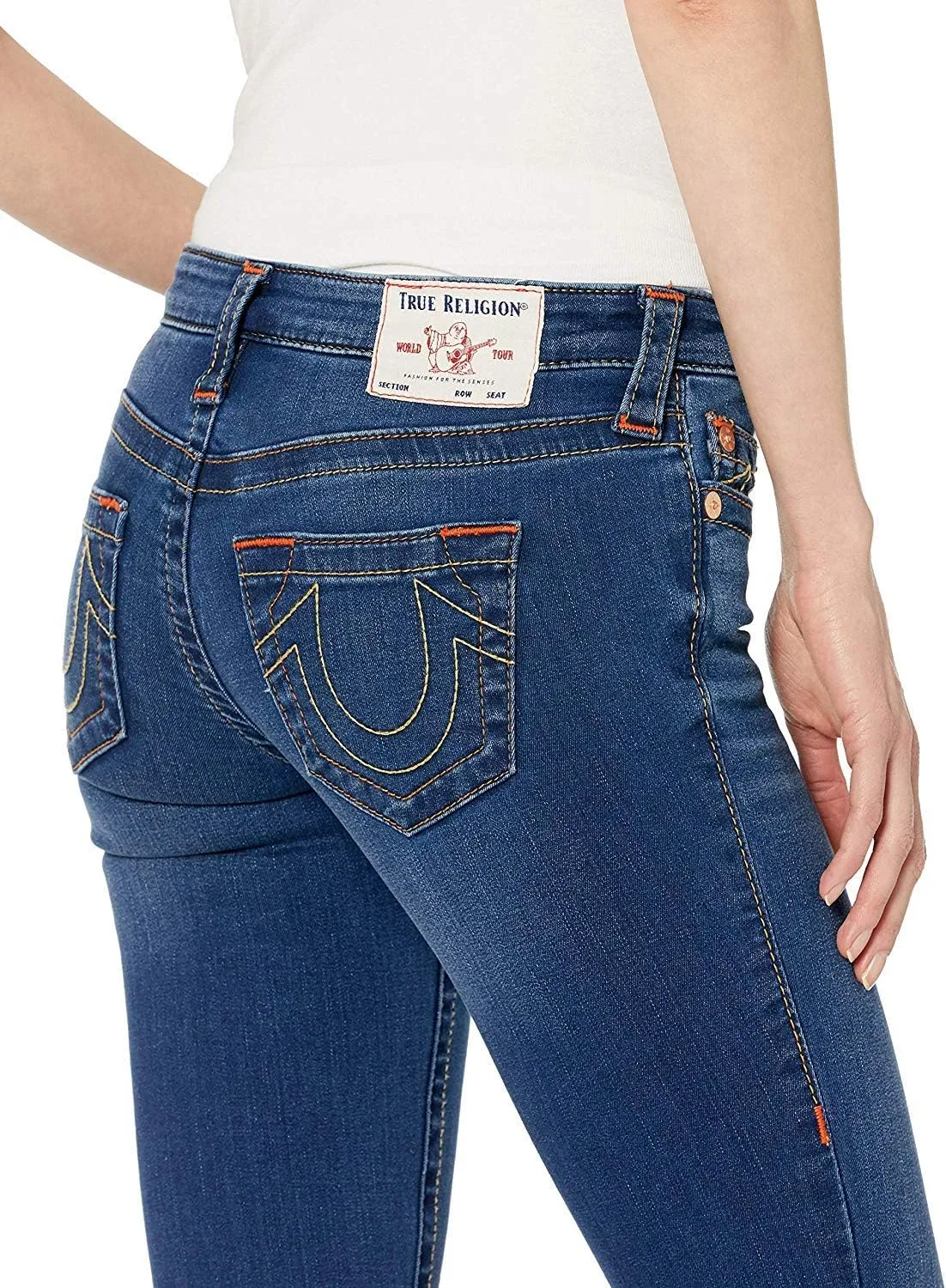 True Religion Women's Stella Low Rise Skinny Fit Jean