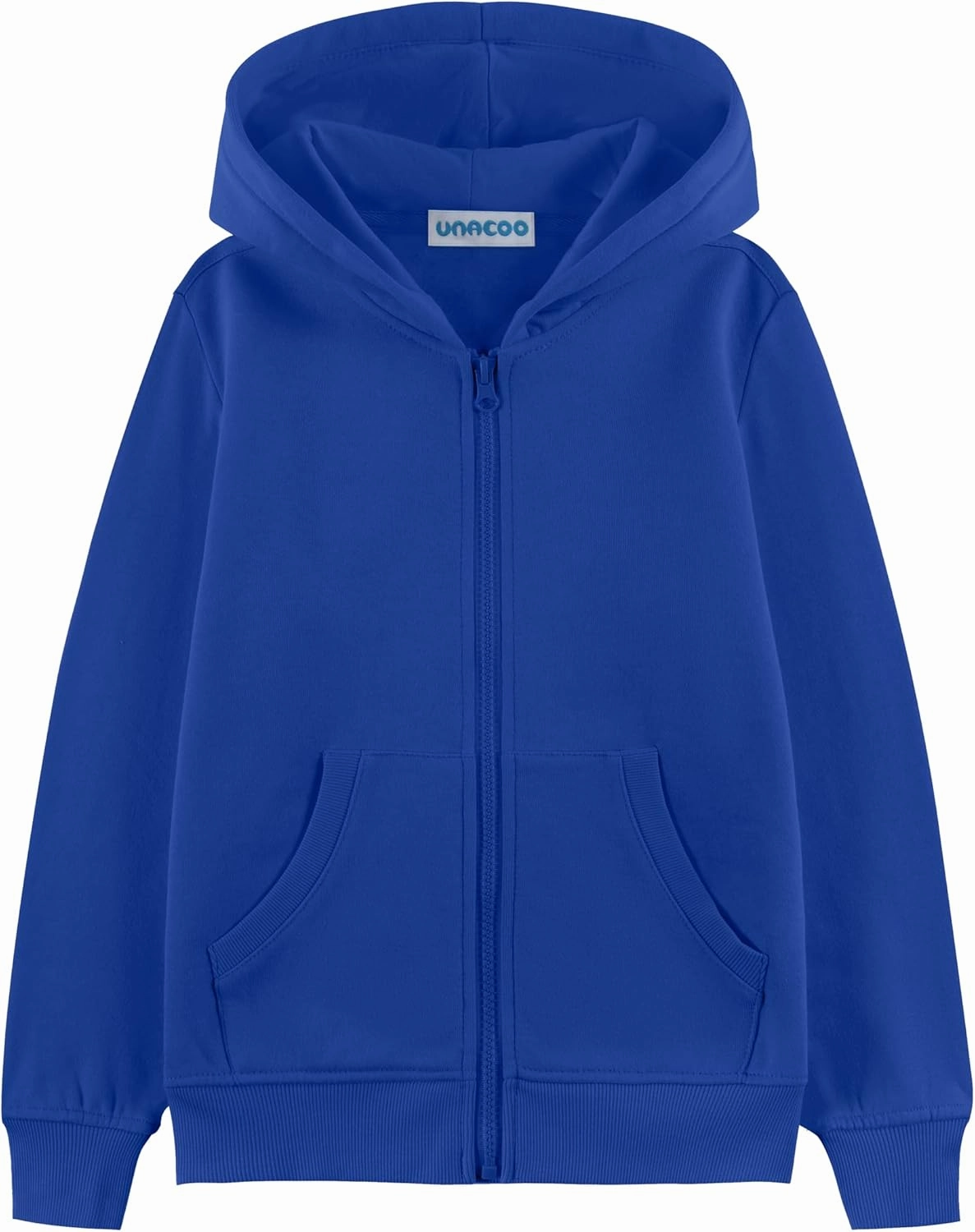 UNACOO Girls Boys Zip Up Hoodie Soft Fleece Sweatshirt Kids Hoodies for Toddler Zipper hoodie Jacket (Age 3-12 Years)