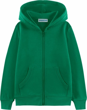 UNACOO Girls Boys Zip Up Hoodie Soft Fleece Sweatshirt Kids Hoodies for Toddler Zipper hoodie Jacket (Age 3-12 Years)