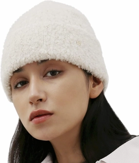 UNDERCONTROL Gold Label Unisex Fall Winter Mohair Boucle Soft Warm Cuffed Rollup Beanie Korea Knit Skull Ski Cuffed Hat Korea