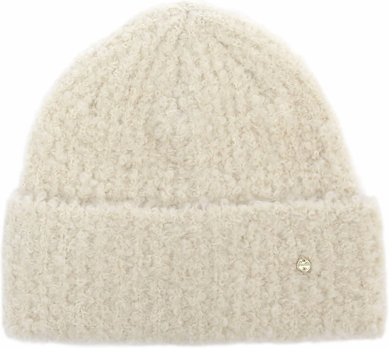 UNDERCONTROL Gold Label Unisex Fall Winter Mohair Boucle Soft Warm Cuffed Rollup Beanie Korea Knit Skull Ski Cuffed Hat Korea