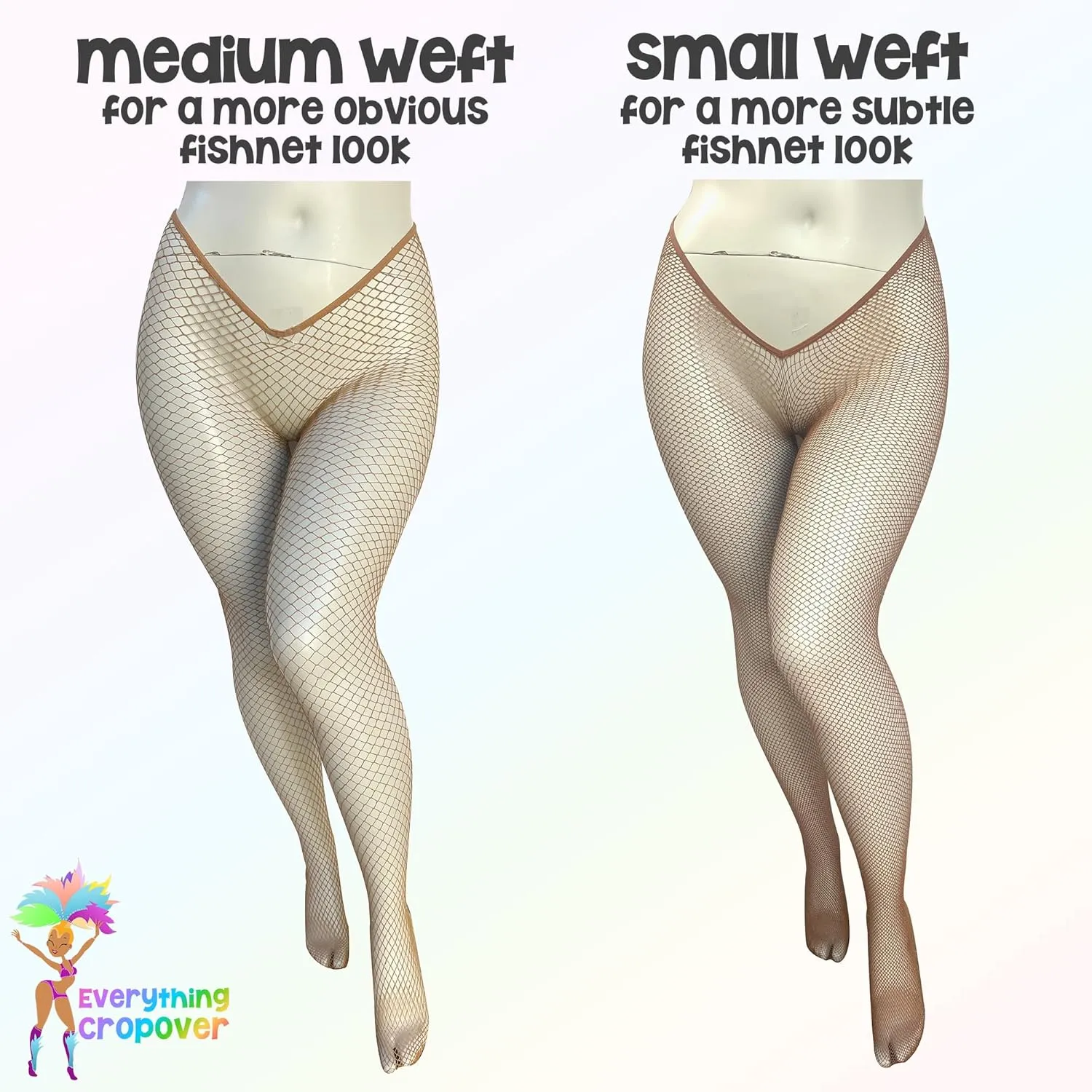 V-Cut Skintone Gold Glitter Fishnet Stockings | VCUT Carnival Tights for Black and Brown Skin Women