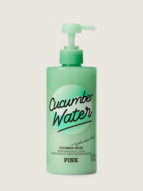 Victoria Secret PINK New | CUCUMBER WATER | Cucumber Water   Hyaluronic Acid | Refreshing Body Lotion With Esssential Oils | 414ml