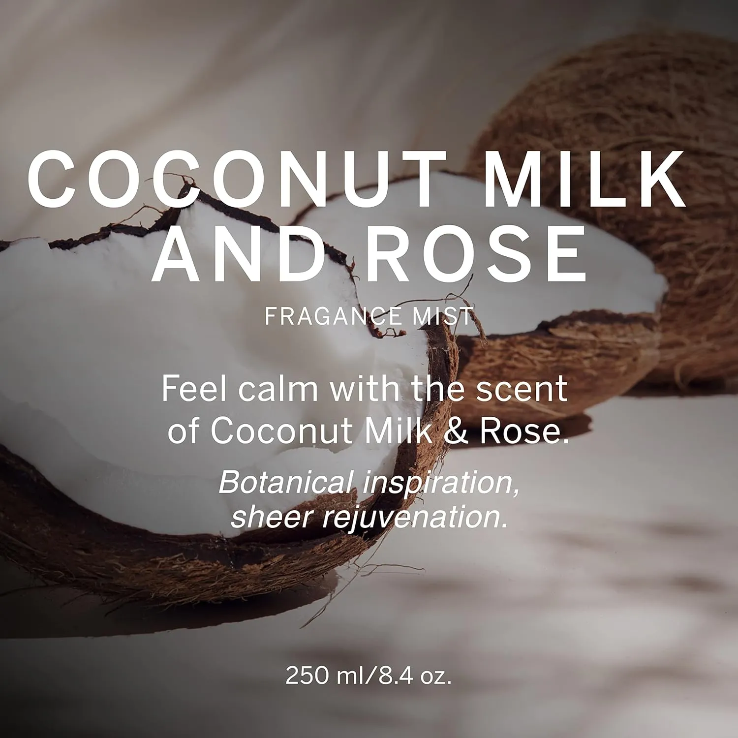 Victoria's Secret Coconut Milk and Rose Body Mist for Women, Feel Calm Women’s Fragrance, 250 ml / 8.4 oz