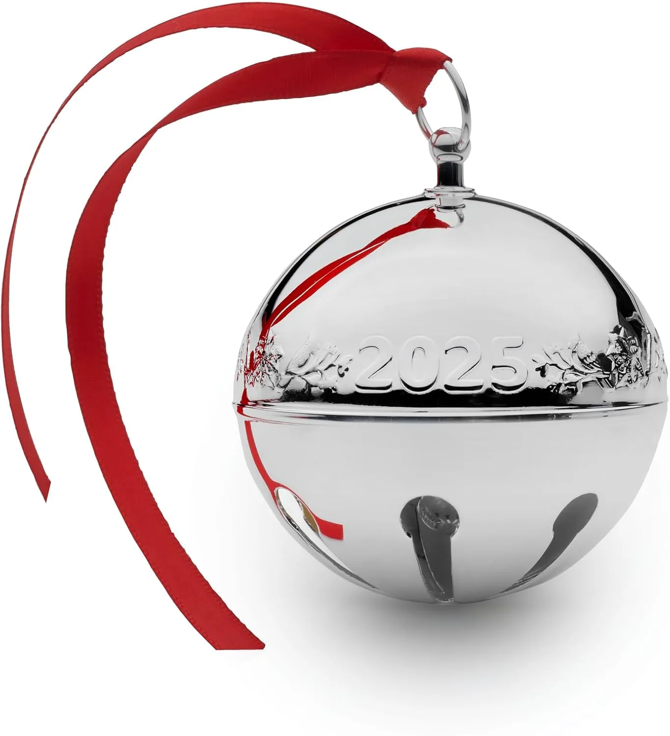 Wallace 2025 Silver Plated Sleigh Bell Ornament 55th Edition