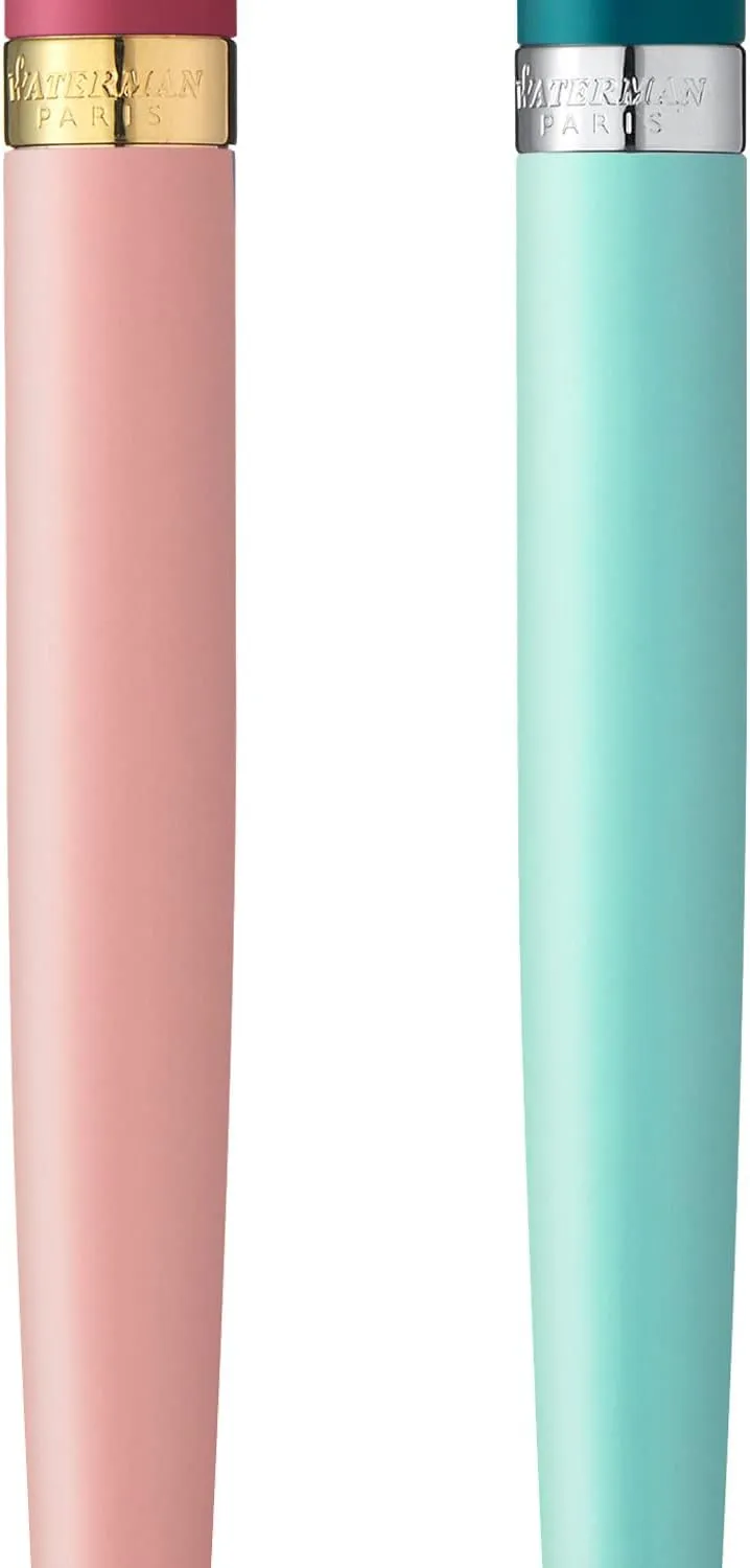 WATERMAN 2180130 Official Metropolitan Essential Oil-based Ballpoint Pen, Premium Brand, Gift, Genuine Imported, Pink GT