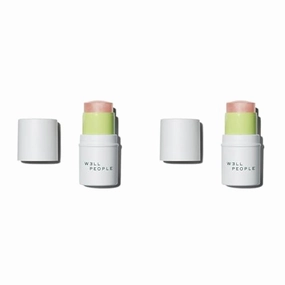 Well People Highlighter Stick - Hydrating Radiance, Plant-Powered Formula - Rose Glow, Pack of 2