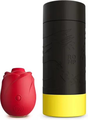 Womanizer Rose Toy Clit Sucker Vibrator Adult Toy & Romp Dash Male Masturbator Penis Stroker - Couples Sex Toy Kit Bundle