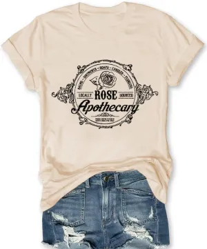 Women Vintage T Shirt Funny Summer Short Sleeve Tops Print Graphic Tees