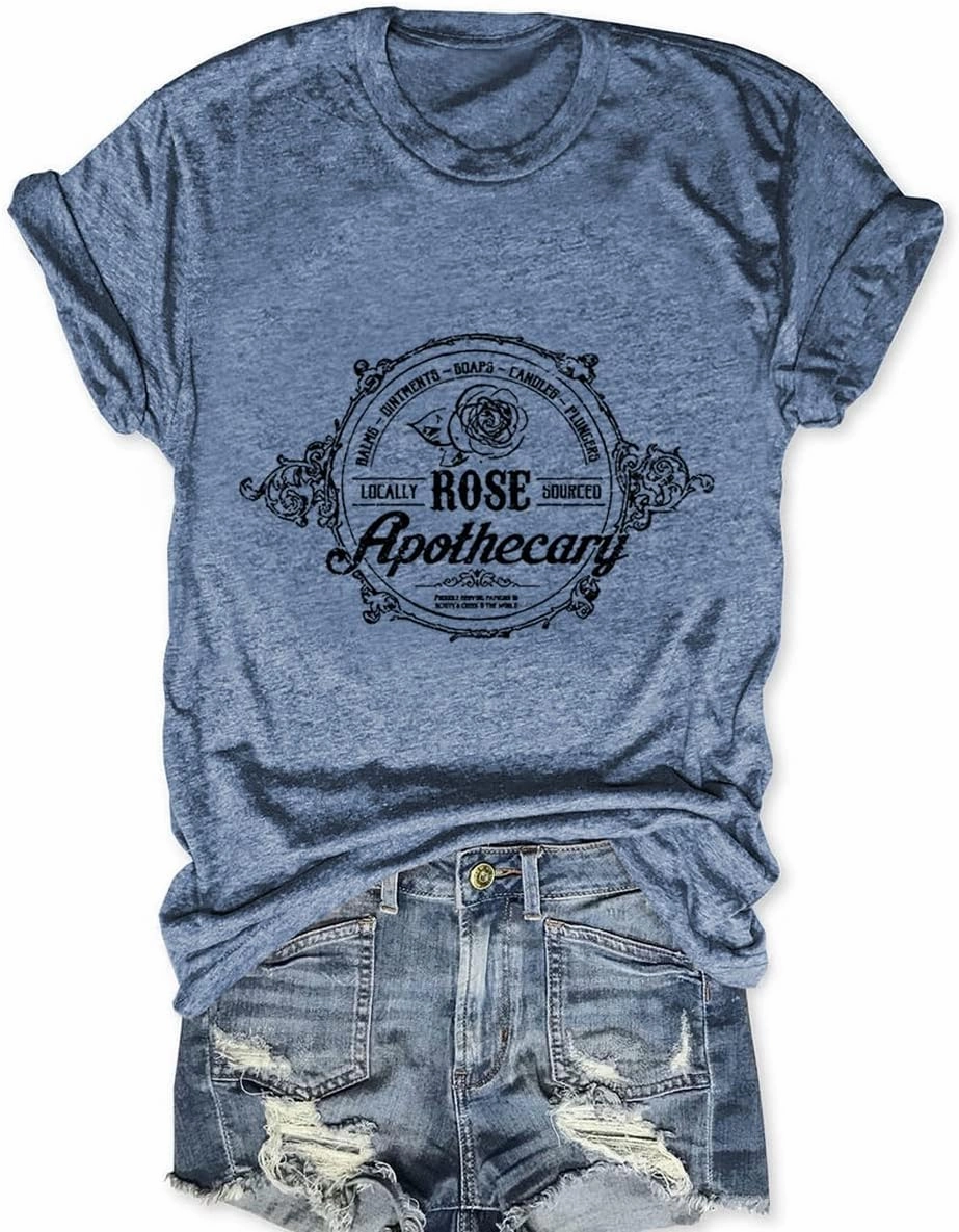 Women Vintage T Shirt Funny Tees Shirt Short Sleeve Tops Cute Graphic Tees