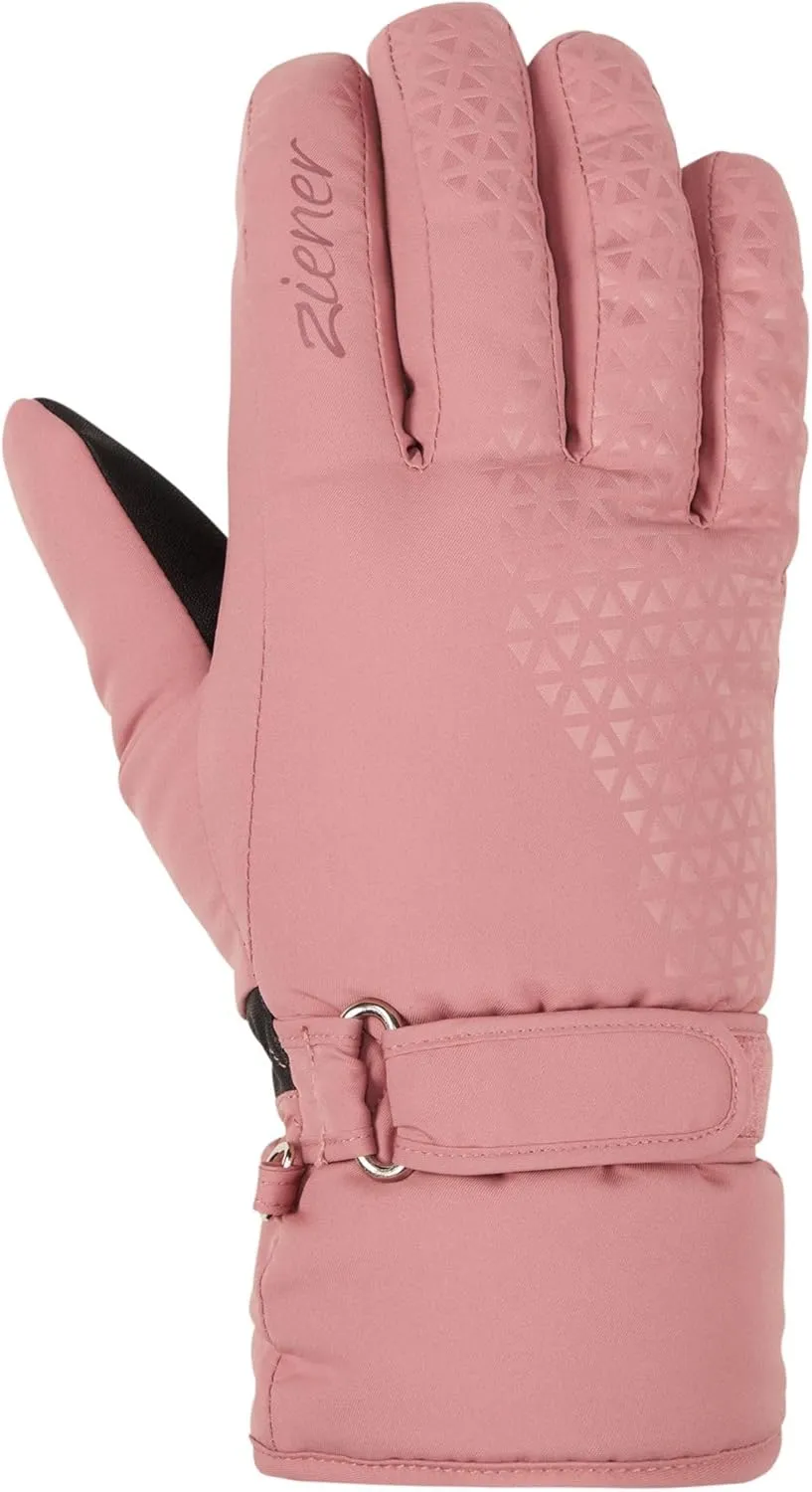 Women's Alpine Ski Gloves KISAR AS Rose