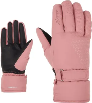 Women's Alpine Ski Gloves KISAR AS Rose