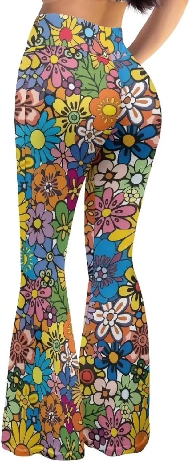 Women's Flare Yoga Pants Bootcut High Waisted Buttery Soft Leggings Wide Leg Workout Sweatpants
