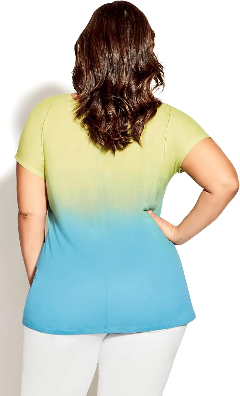Women's Plus Size Top-Victoria Ombre Necklace