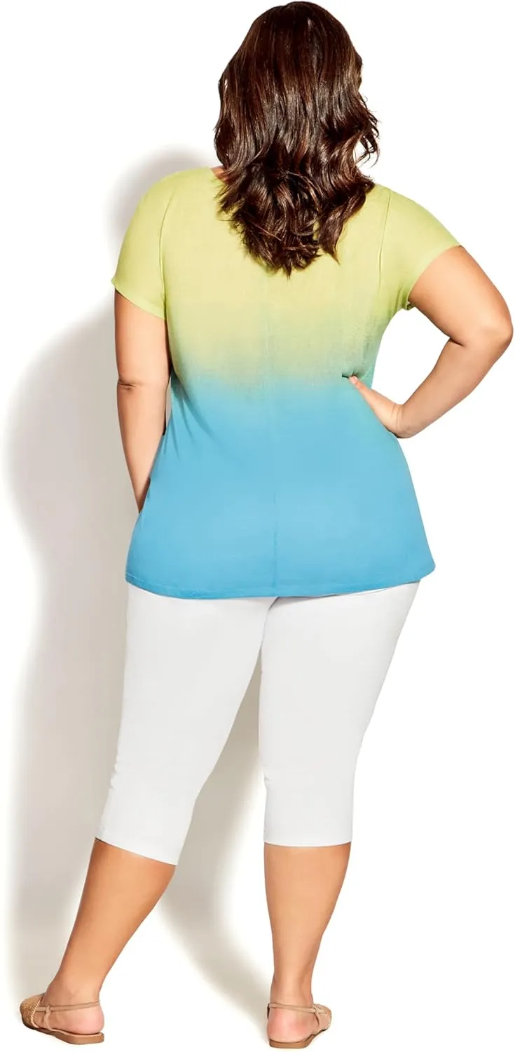 Women's Plus Size Top-Victoria Ombre Necklace