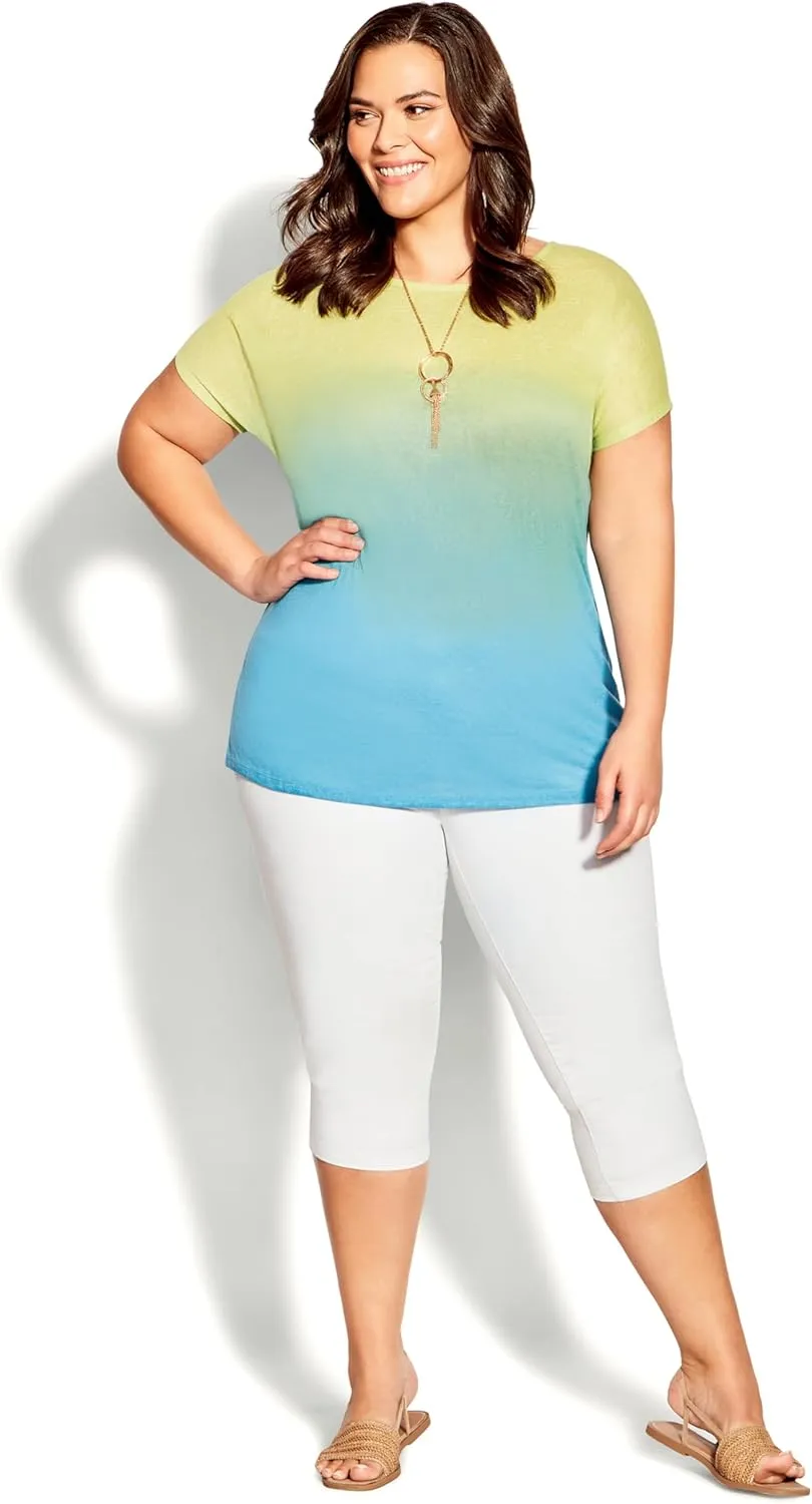 Women's Plus Size Top-Victoria Ombre Necklace