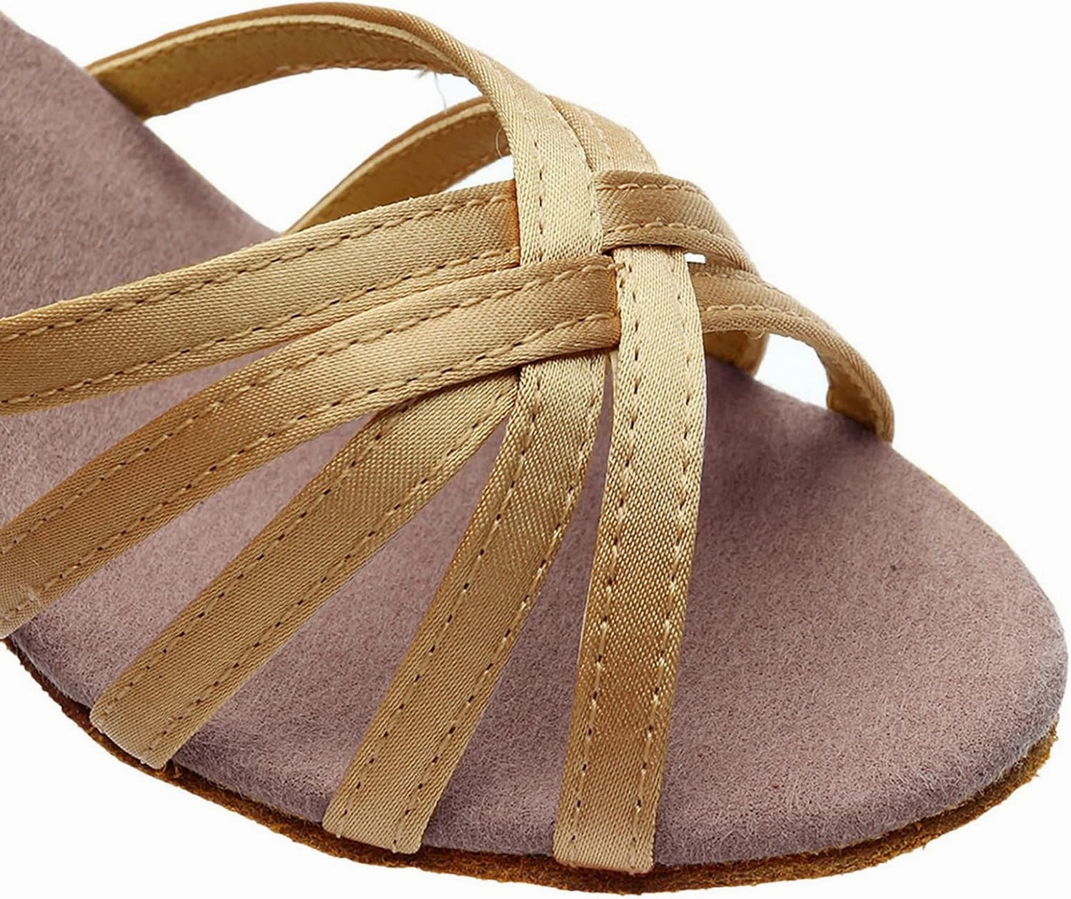 Womens Dress Sandals Open Toe Latin Dance Shoes Tango Performance Shoes Chunky Heels Professional Dance Shoe