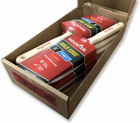Wooster Brush 5231 3 Inch Gold Edge Angle Sash Paint Brush - Pack of 6