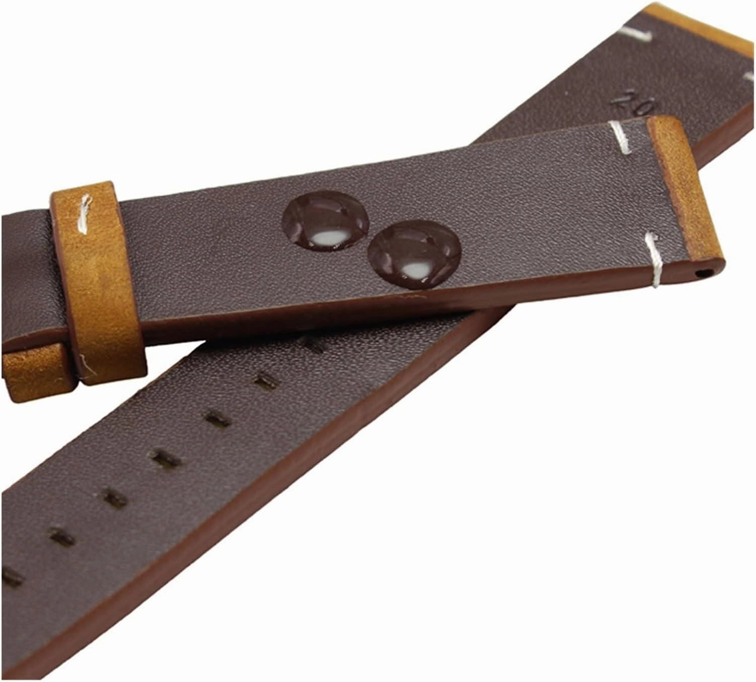 yaoqijie Italian Genuine Leather Watchbands Black Dark Brown Men 18 20 22mm Soft Vintage Watch Band Strap Metal Pin Buckle Accessories lasting