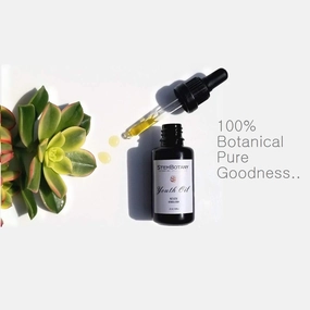 Youth Oil: 23 of Pure Multi Active Botanical Oil Serum 1 oz. (Includes Pomegranate, Prickly Pear Seed, Squalane Oil..etc.) Over 80% of Certified Organic Facial Oils for Anti Aging Blend