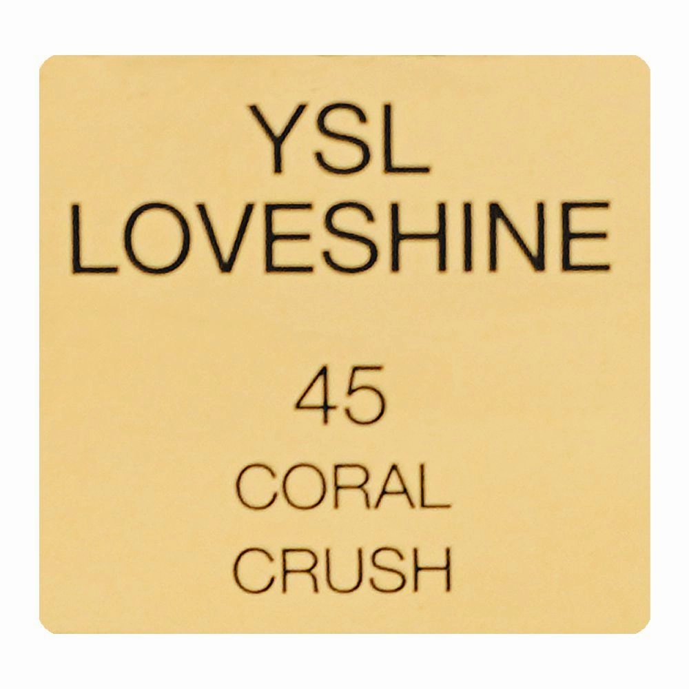 Yves Saint Laurent Love Shine Lipstick, 3.2g, 45 Coral Crush