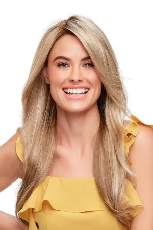 Zara Avg Cap Color 12FS8 Shaded Praline - Jon Renau Wigs 17" Long Layered Smart Lace Front Monofilament Synthetic Soft Feathered Ends Women's Open Weft Bundle MaxWigs Hairloss Booklet