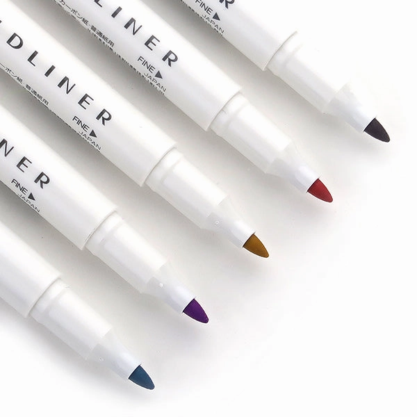Zebra Mildliner Double-Sided Highlighter - 5 Colour Set