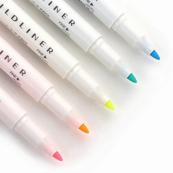 Zebra Mildliner Double-Sided Highlighter - 5 Colour Set