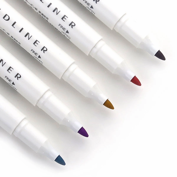 Zebra Mildliner Double-Sided Highlighter - 5 Colour Set