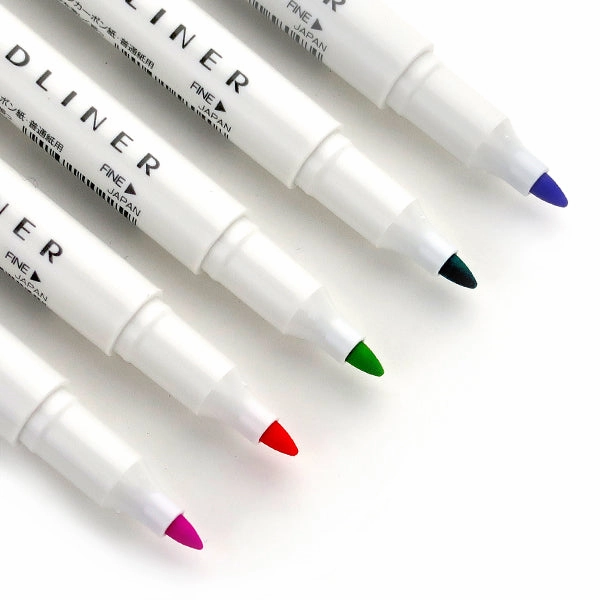 Zebra Mildliner Double-Sided Highlighter - 5 Colour Set