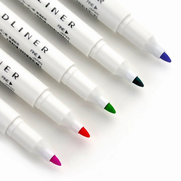 Zebra Mildliner Double-Sided Highlighter - 5 Colour Set
