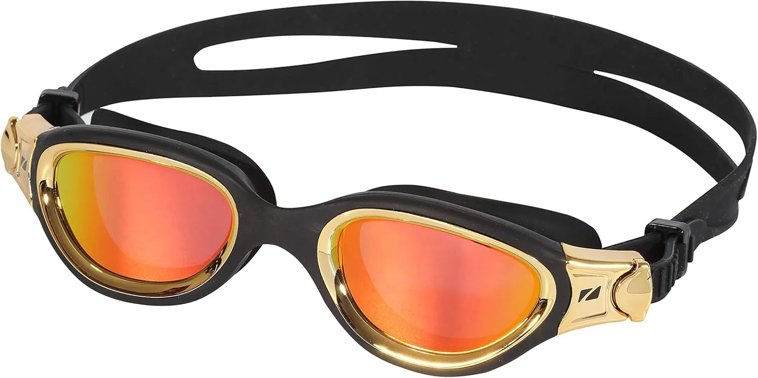 ZONE3 Venator-X Anti-Fog Swim Goggles Wide Angle Lenses/Soft Silicone Gaskets For Training/Race, Open Water/Pool Swimming